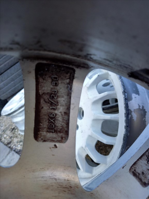  Mazda 3 5x114.3-as 6x16" újszerű (gyári felni) alufelni, 205/60 használt Firestone nyári gumi sxx3 6. kép