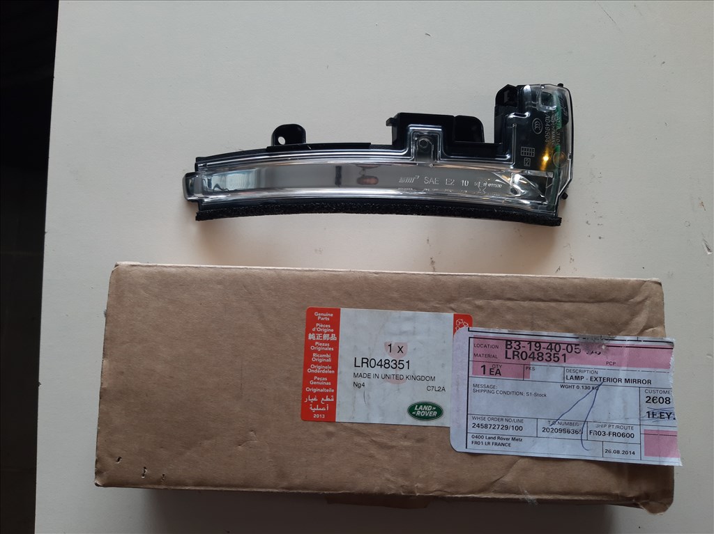 Land Rover Discovery 4 Jobb tükör villogó lr048351 1. kép