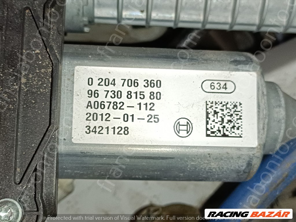 Citroën, Peugeot Elektromos kézifék A2C53379976 9673081580 3. kép