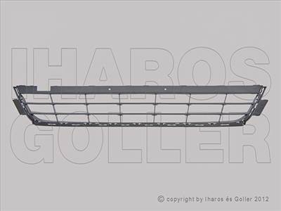 VW Sharan 2010-2022 - Rács a lökhárítóba fekete, díszléc ly.