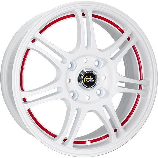 4601 FEHÉR REDLINE ALUFELNI 15 5x112 VW ET47 2. kép
