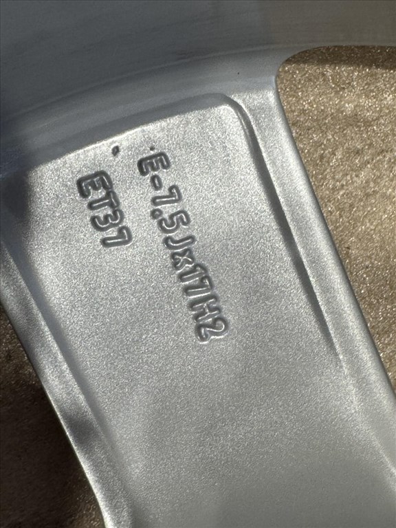 R17 5x112 Original Audi A6 7.5J ET37 új gyári felnik alufelnik 17" 5. kép