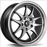 RC 133 EZÜST+FEKETE ALUFELNI 16 5x112 AUDI VW SKODA SEAT..