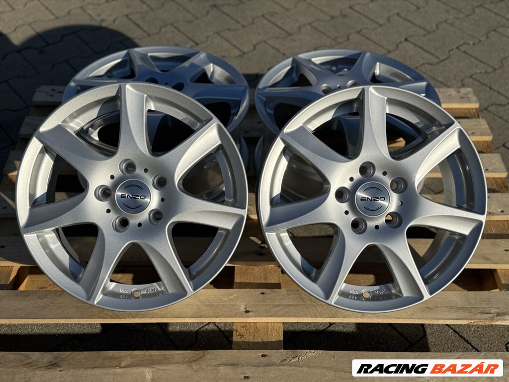 R15 5x108 (70,1) Enzo W 6.5J ET48 új felnik alufelnik , peugeot citroen ford  2. kép