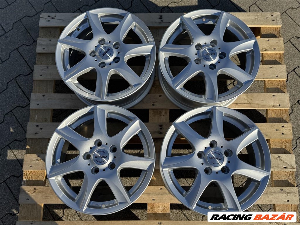 R15 5x108 (70,1) Enzo W 6.5J ET48 új felnik alufelnik , peugeot citroen ford  3. kép