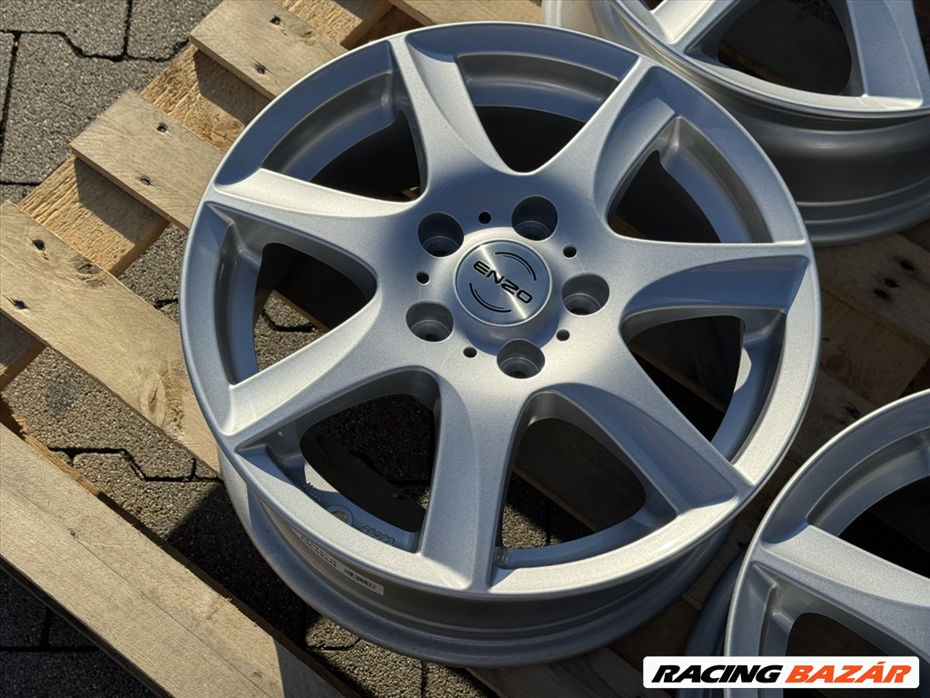 R15 5x108 (70,1) Enzo W 6.5J ET48 új felnik alufelnik , peugeot citroen ford  5. kép