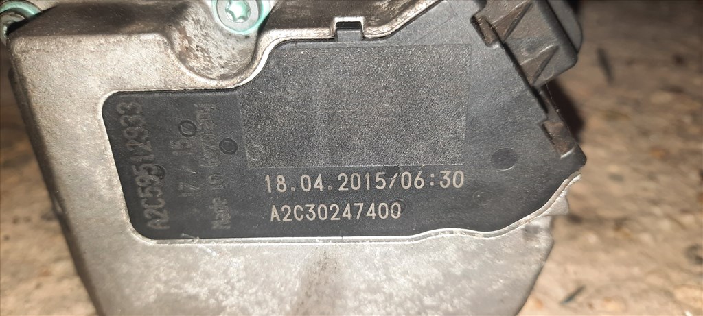 Volkswagen Phaeton V6 TDI 4Motion A8 Phaeton Touareg Q7 3.0 TDI fojtószelep  a2c30247400 a2c59512933 2. kép