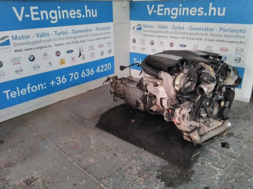 Mercedes 4,0D V8, 629.912 komplett bontott motor  3. kép