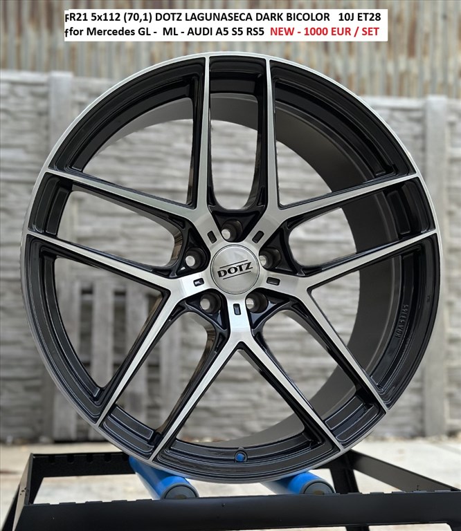 R21 5x112 (70,1) DOTZ LAGUNASECA DARK BICOLOR   10J ET28  új alufelnik felnik 1. kép