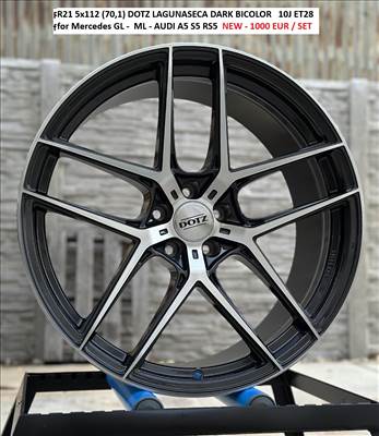 R21 5x112 (70,1) DOTZ LAGUNASECA DARK BICOLOR   10J ET28  új alufelnik felnik