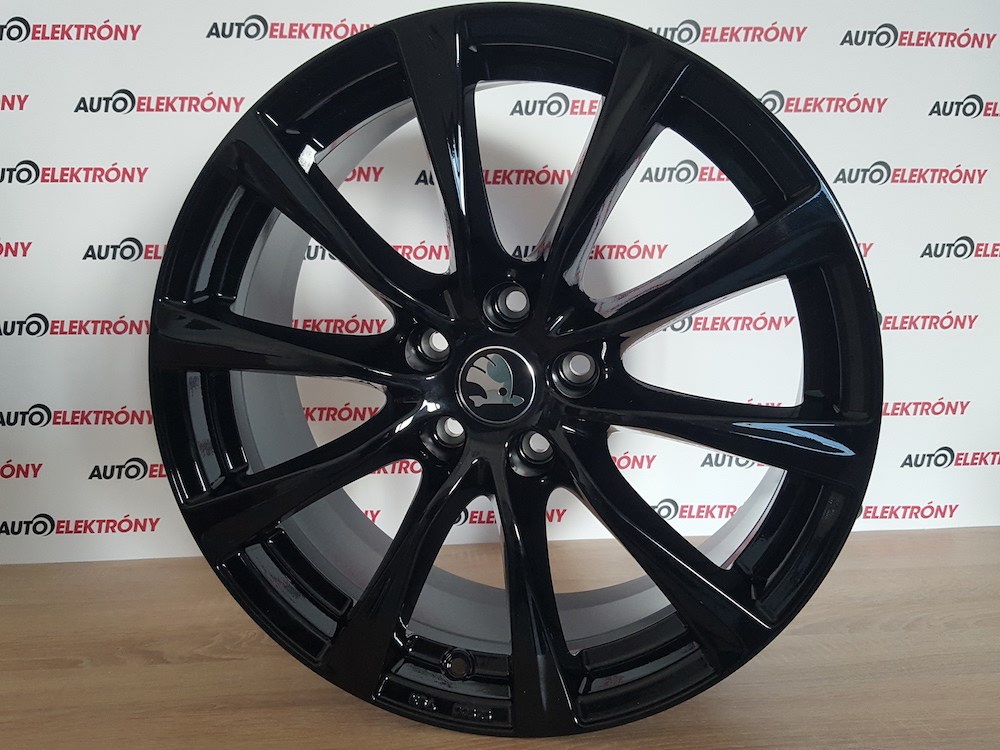 BORBET FEKETE 18 5X112 ALUFELNI SKODA OCTAVIA SUPERB KODIAQ TUV KBA 1. kép