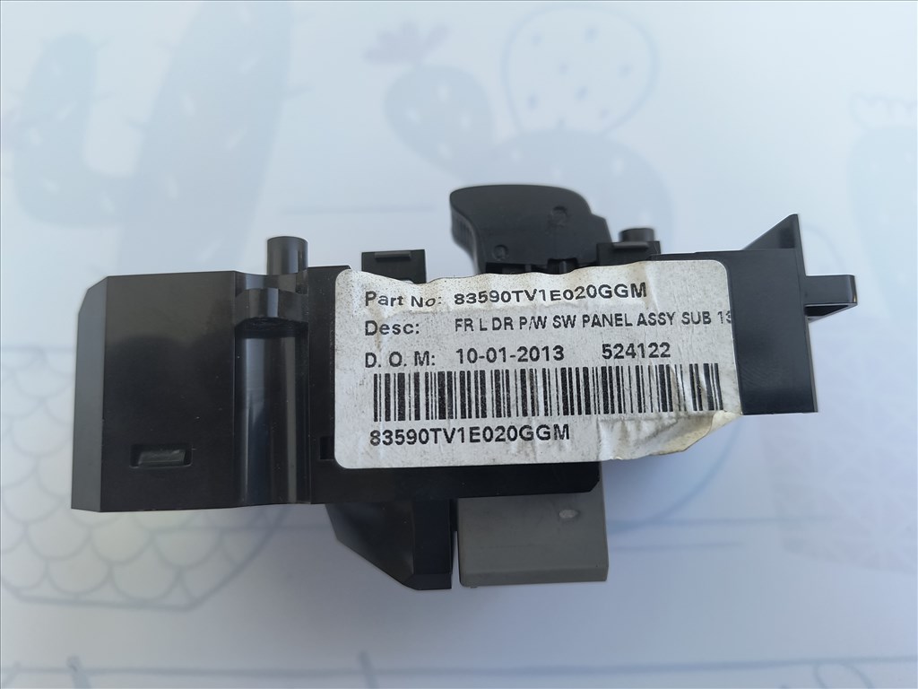 Honda Civic IX ablakemelő kapcsoló  1. kép