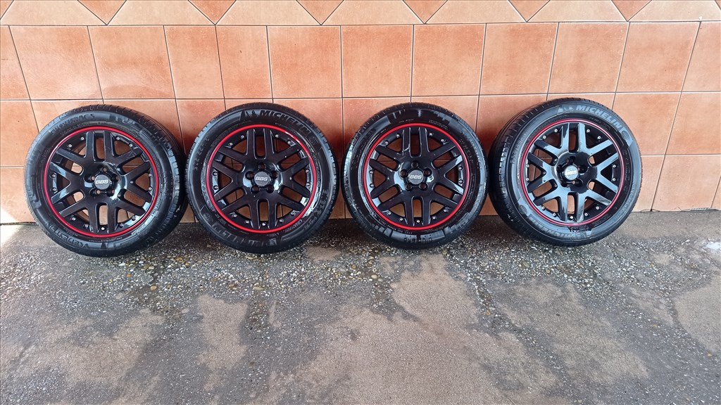 BBS SAN MARINO 16" ALUFELNI 5X100 NYÁRI 205/55R16 GUMIVAL OLCSÒN!!! 1. kép