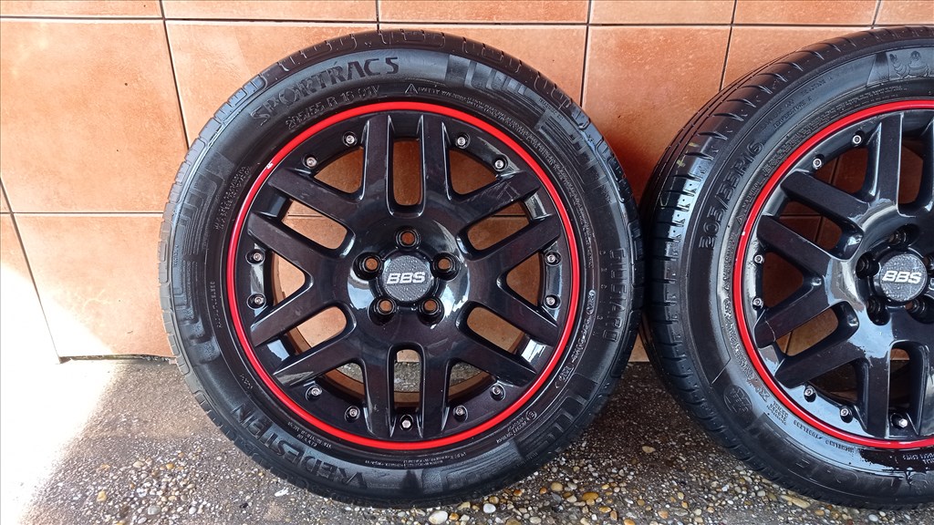 BBS SAN MARINO 16" ALUFELNI 5X100 NYÁRI 205/55R16 GUMIVAL OLCSÒN!!! 4. kép