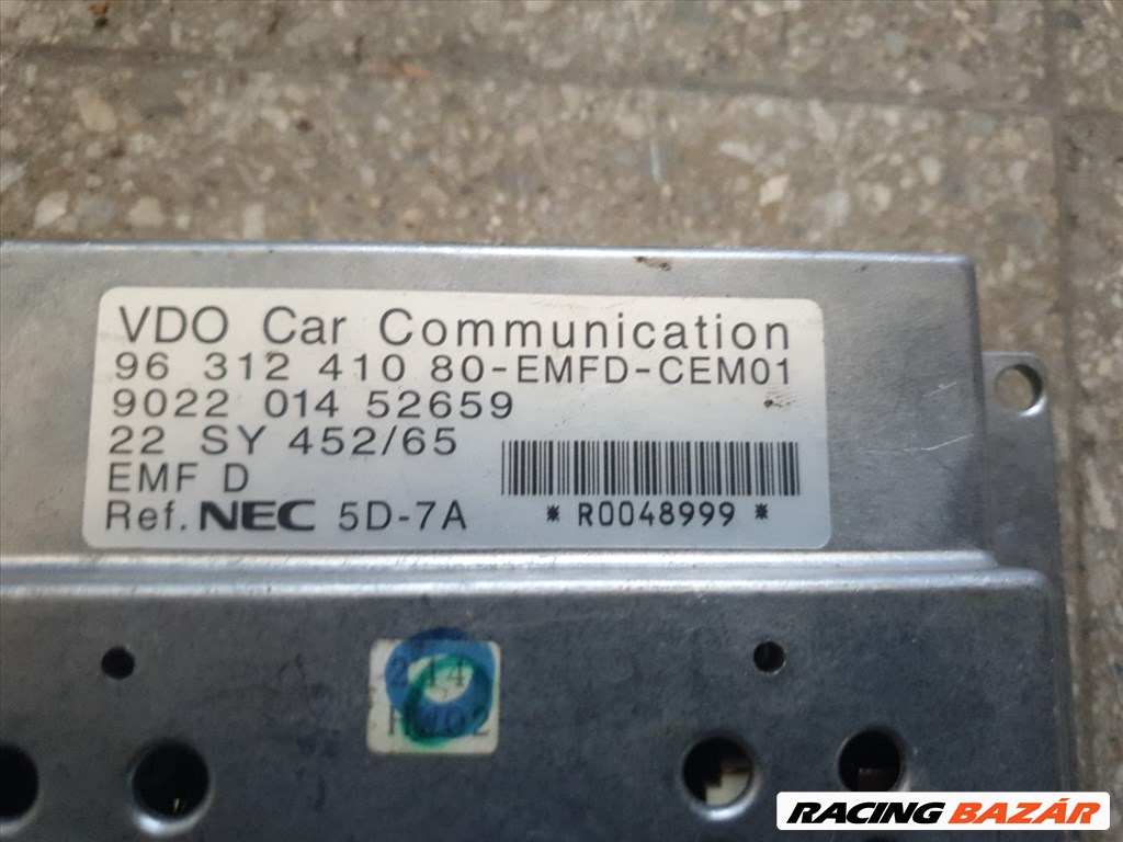 Peugeot 607 navigáció kijelző  9631241080 3. kép