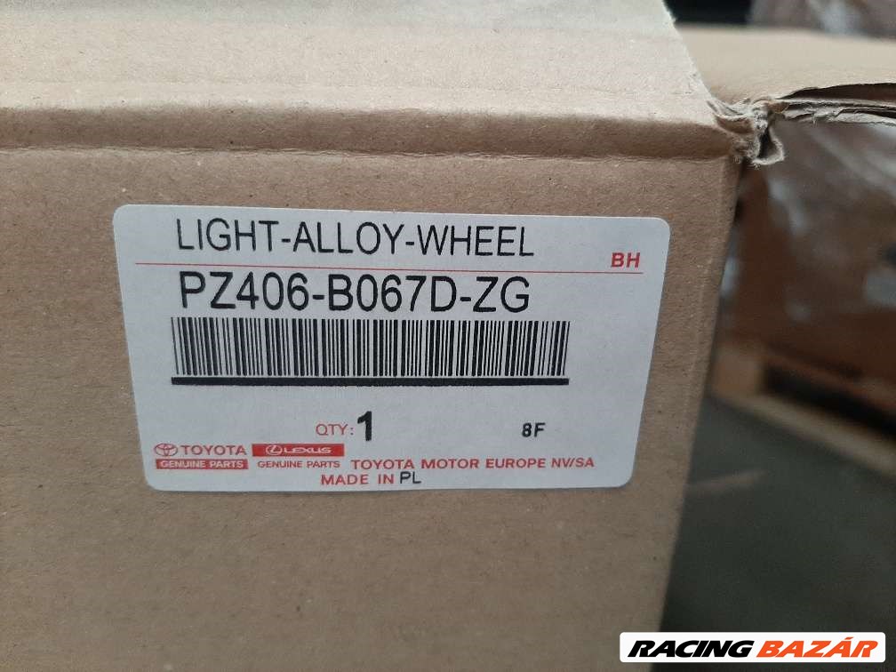 Toyota Yaris gyári alufelni 16 col 4X100 vadonatúj, országosan garantáltan a legjobb áron 4. kép