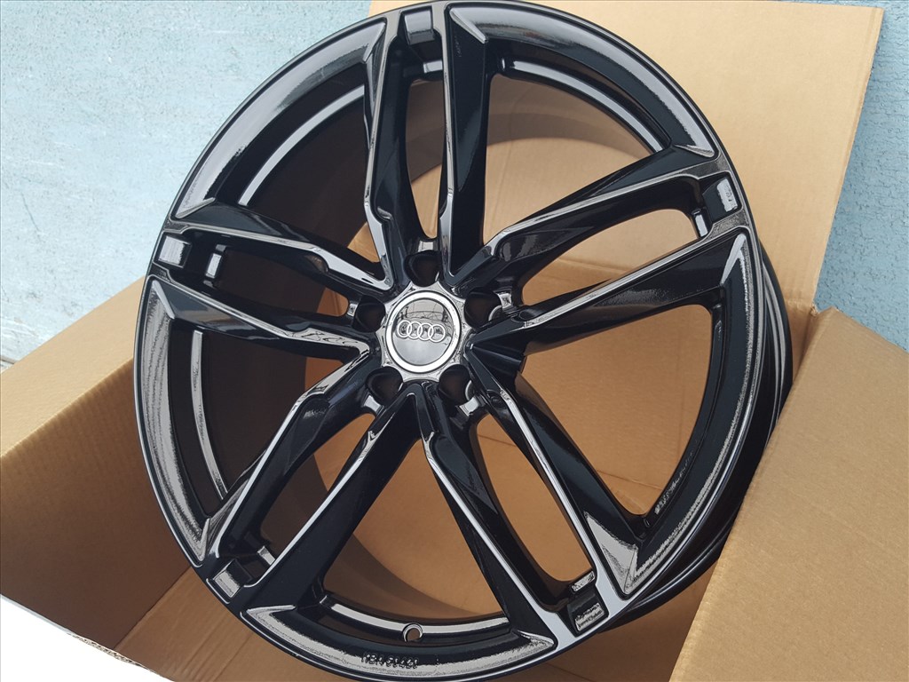 ATOM FEKETE 19 5X112 SKODA OCTAVIA SUPERB KODIAQ TUV KBA GMP ITALIA 6. kép