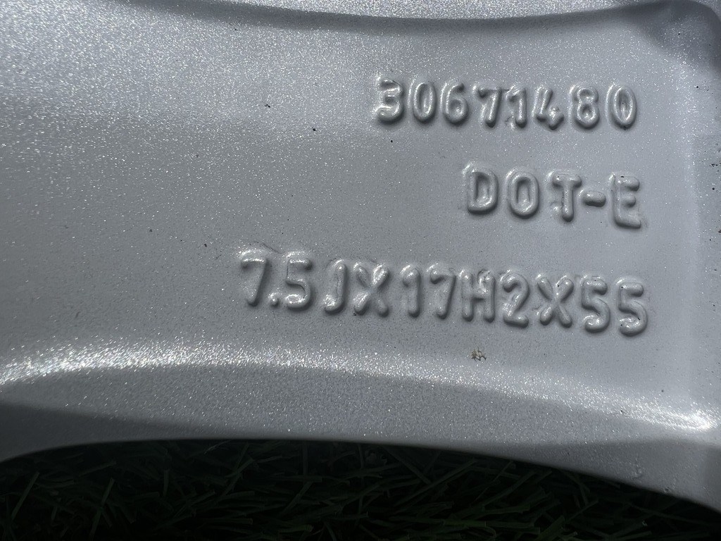 5x108 17" Volvo gyári alufelni +TPMS szenzor 7,5Jx17h2 ET55 8. kép