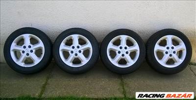Eladó 4db 16-os 5x110-es Opel alufelni 205 55R16 Pirelli-Uniroyal nyári gumival