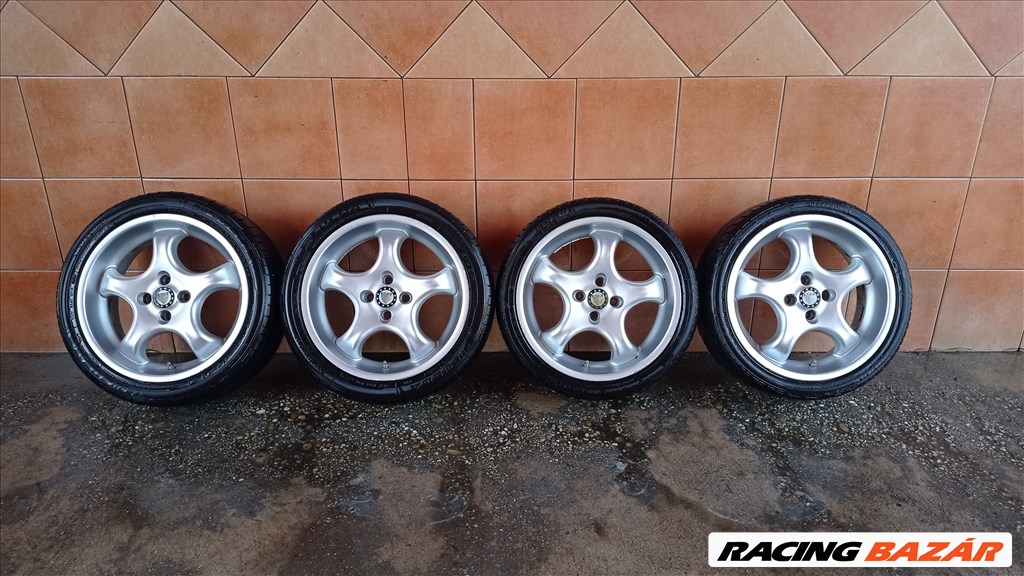 PLATIN 17" ALUFELNI 4X100 NYÁRI 2@5/40R17 GUMIVAL OLCSÒN!!! 1. kép