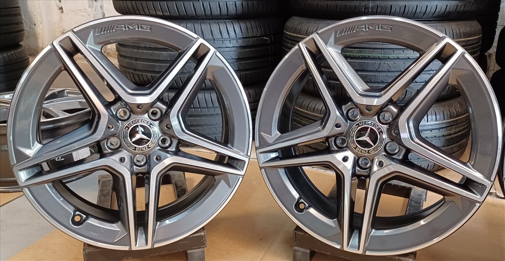 Új!! Gyári Mercedes W213 AMG 5x112 8x18 ET43 4db 5. kép