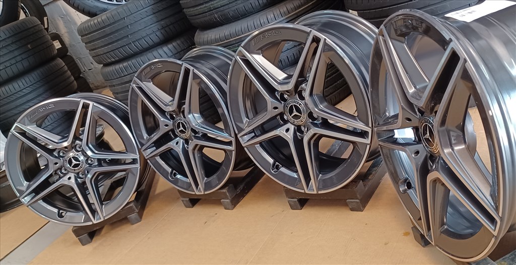 Új!! Gyári Mercedes W213 AMG 5x112 8x18 ET43 4db 9. kép