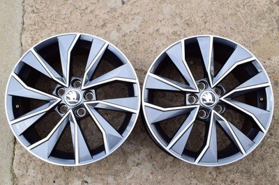 EREDETI SKODA DIONE ALUFELNI 16 5x100 RAPID FABIA ET46. 3. kép