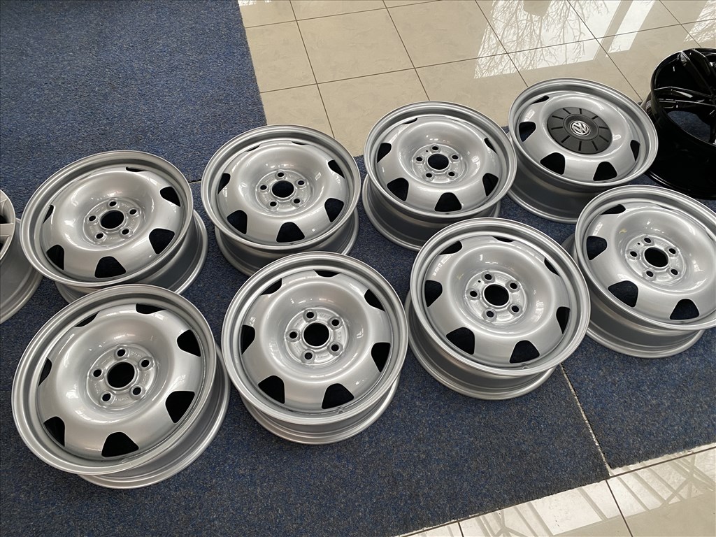 Volkswagen 17 gyári lemezfelni felni, 5x120, Transporter T5 T6 (3509) 4. kép