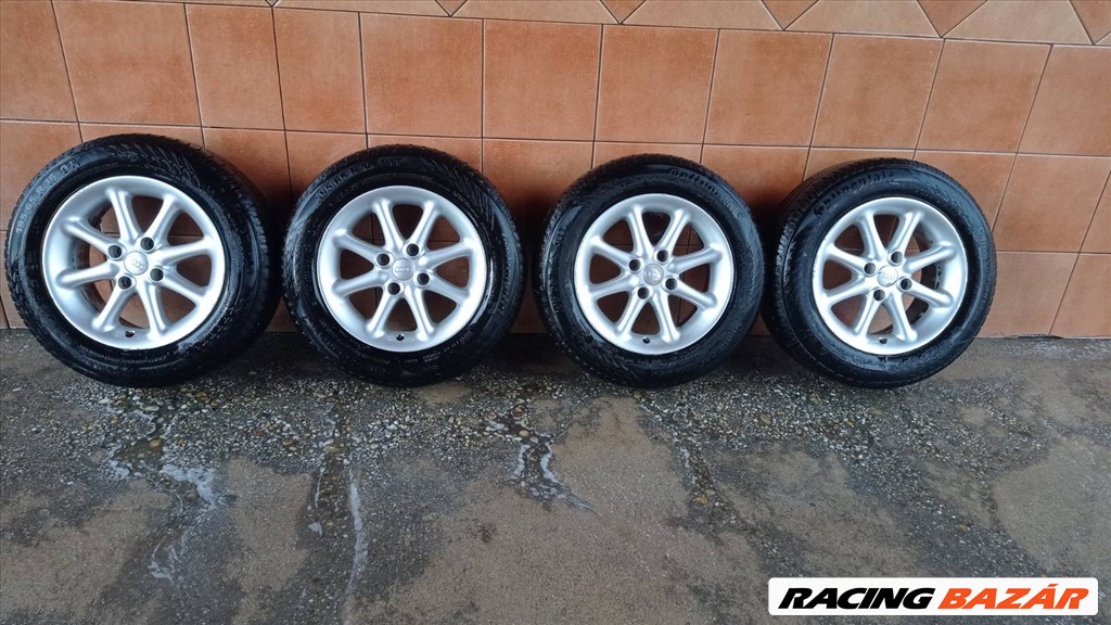 AUDI 80 ALUFELNI 4X108 NYÁRI 195/65R15 GUMIVAL OLCSÒN!!! 1. kép