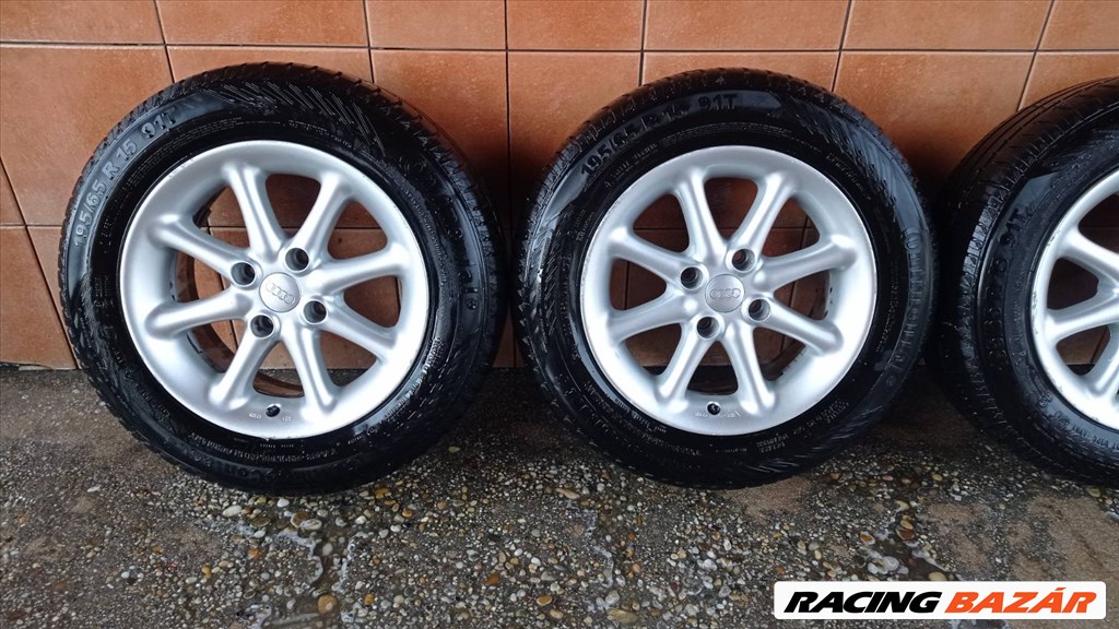 AUDI 80 ALUFELNI 4X108 NYÁRI 195/65R15 GUMIVAL OLCSÒN!!! 2. kép