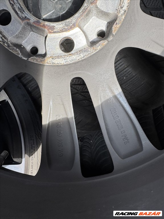 Mercedes Benz B-Klasse Avantgarde gyári 7,5X18-as 5X112-es ET52-es könnyüfém felni garnitura eladó 6. kép
