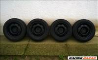 Eladó 4db 15-ös 4x108-as Citroen-Peugeot lemezfelni 185/60R15 Barum téli gumival