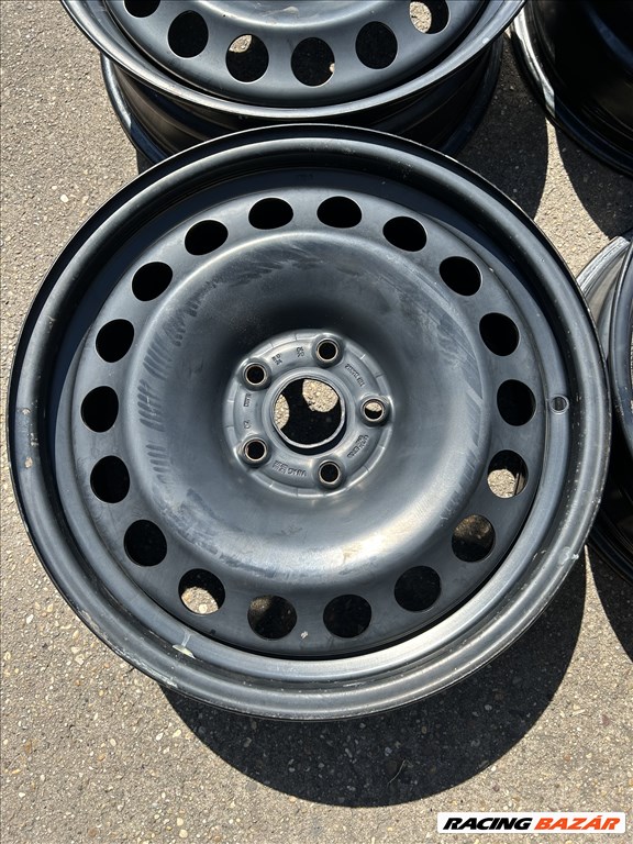 4db gyári 17" VW Touran acélfelni. (280) 2. kép