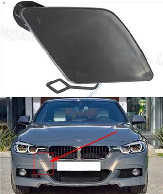 BMW F30 F31 M lökhárító első vonószem takaró, 2011-2019, 51117293116