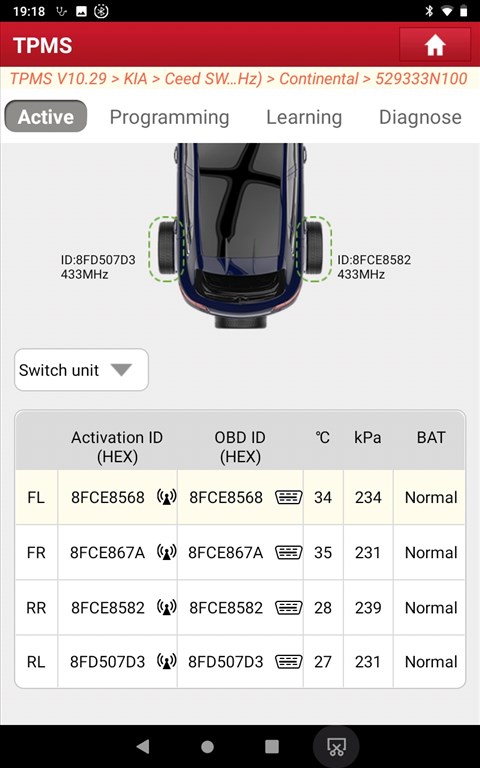 Launch X431 V autódiagnosztika 9. kép