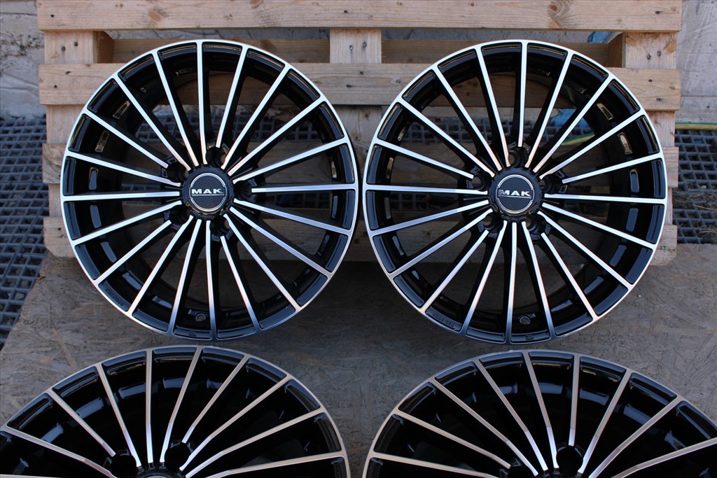 R17 5x108 (72) Original MAK VOLARE+ Black Mirror 7.5J ET45  új felnik alufelnik 4. kép