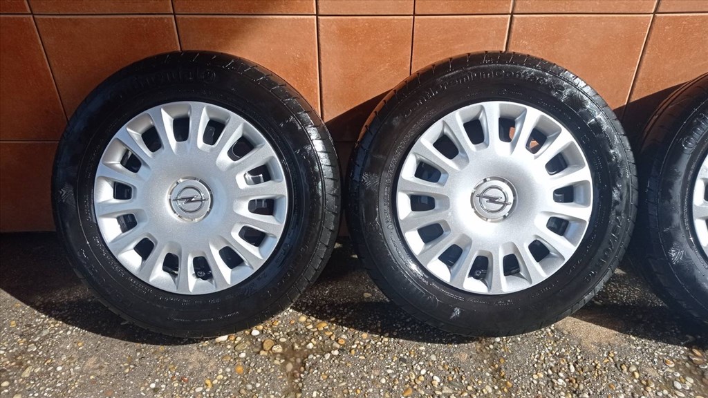  OPEL CORSA C 14" LEMEZFELNI 4X100 NYÁRI 175/70R14 GUMIVAL OLCSÒN!!! 2. kép
