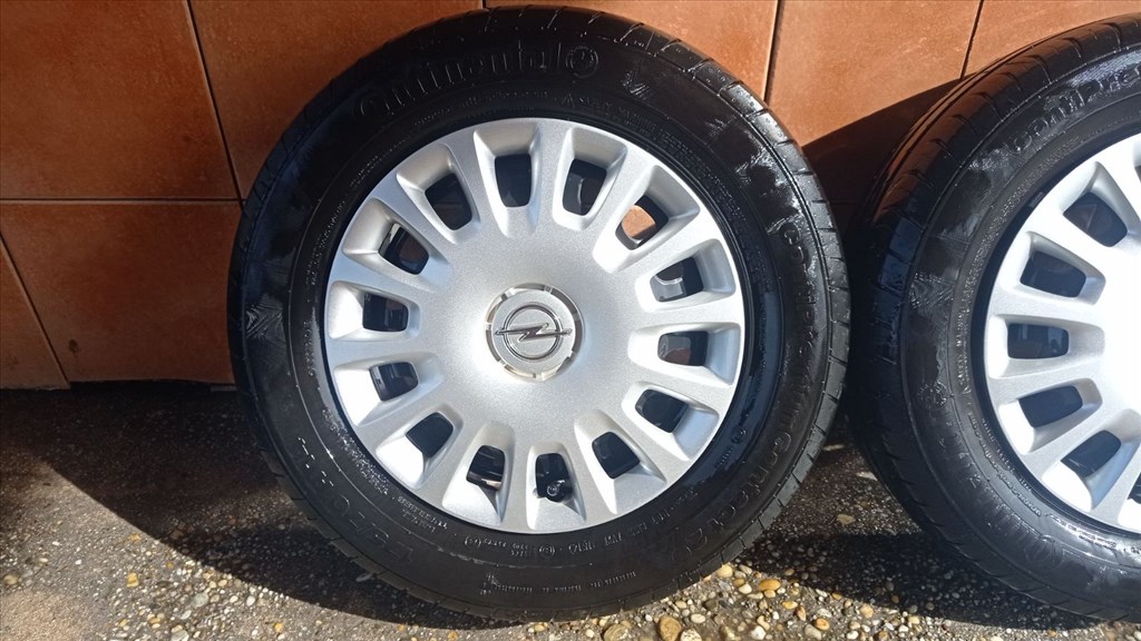  OPEL CORSA C 14" LEMEZFELNI 4X100 NYÁRI 175/70R14 GUMIVAL OLCSÒN!!! 4. kép