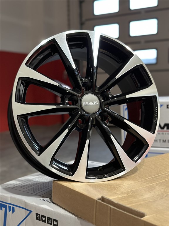 R17 5x112 (76) MAK MAIN BLACK MIRROR 7.5J ET30 új alufelnik felnik  4. kép
