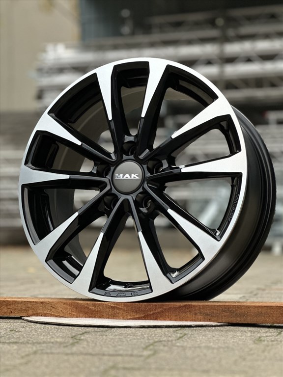 R17 5x112 (76) MAK MAIN BLACK MIRROR 7.5J ET30 új alufelnik felnik  5. kép