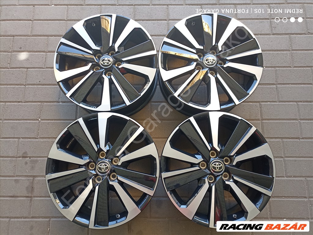 5x114.3 18" Toyota újszerű alufelni garnitúra +TPMS 1. kép