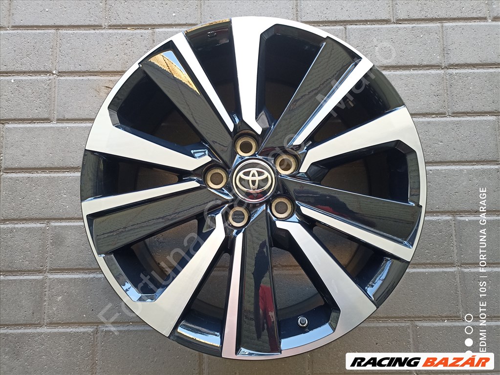 5x114.3 18" Toyota újszerű alufelni garnitúra +TPMS 5. kép