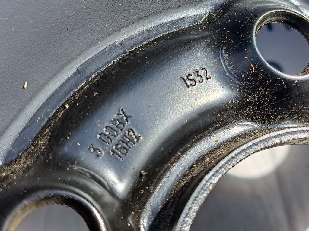 Bmw E46 stb... 16&quot; mankókerék pótkerék mankó kerék 3. kép