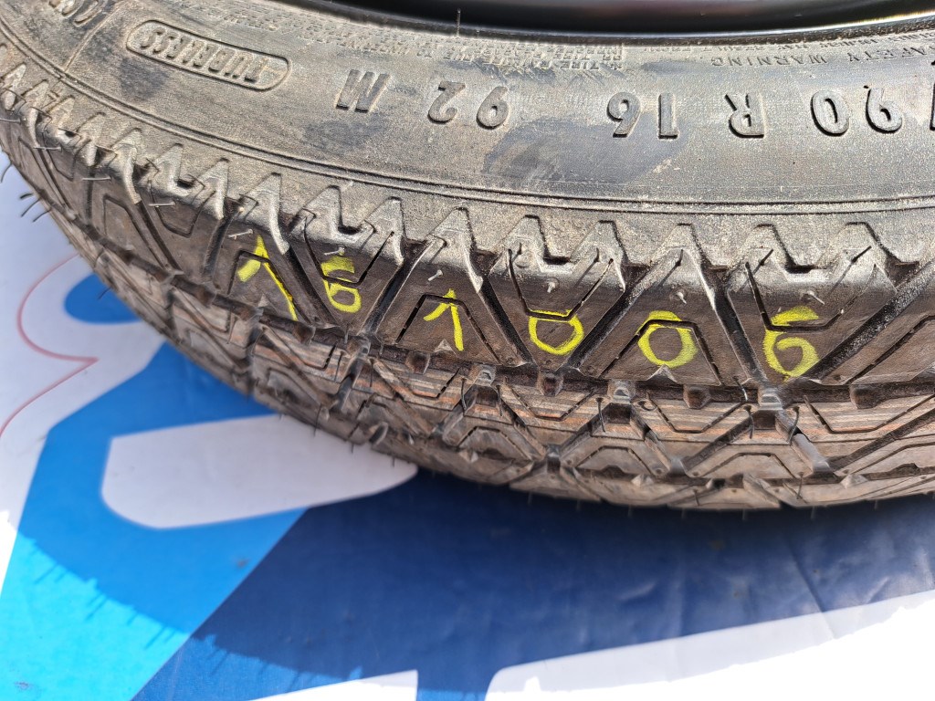 Bmw E46 stb... 16&quot; mankókerék pótkerék mankó kerék 5. kép