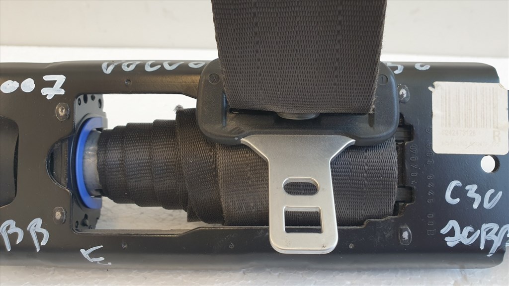 509549 Volvo C30, 2008, Jobb Első Övfeszítő, Biztonsági Öv. 4. kép