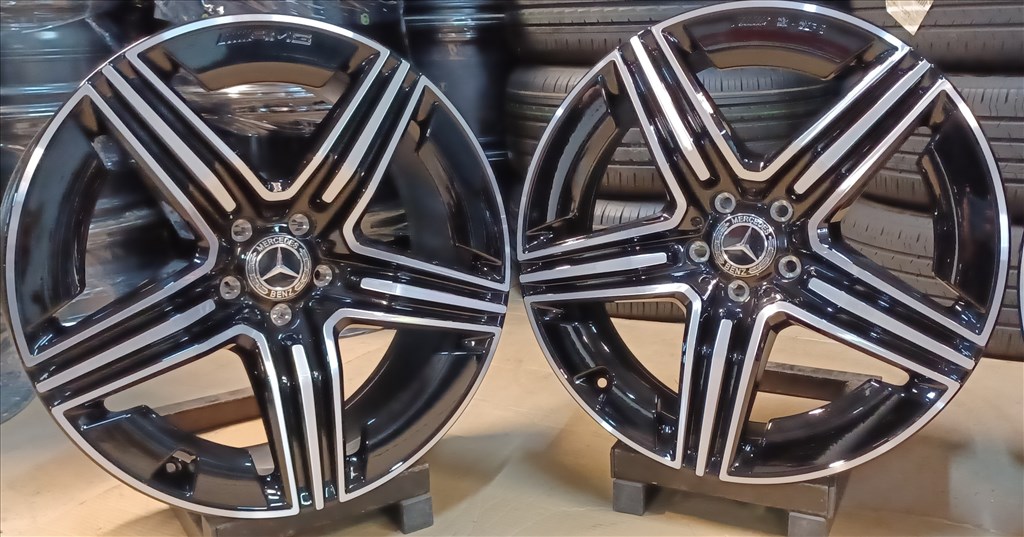 Új Mercedes W254 GLC klasse kétszéles AMG 5x112 8,5-9,5x20 4db 4. kép