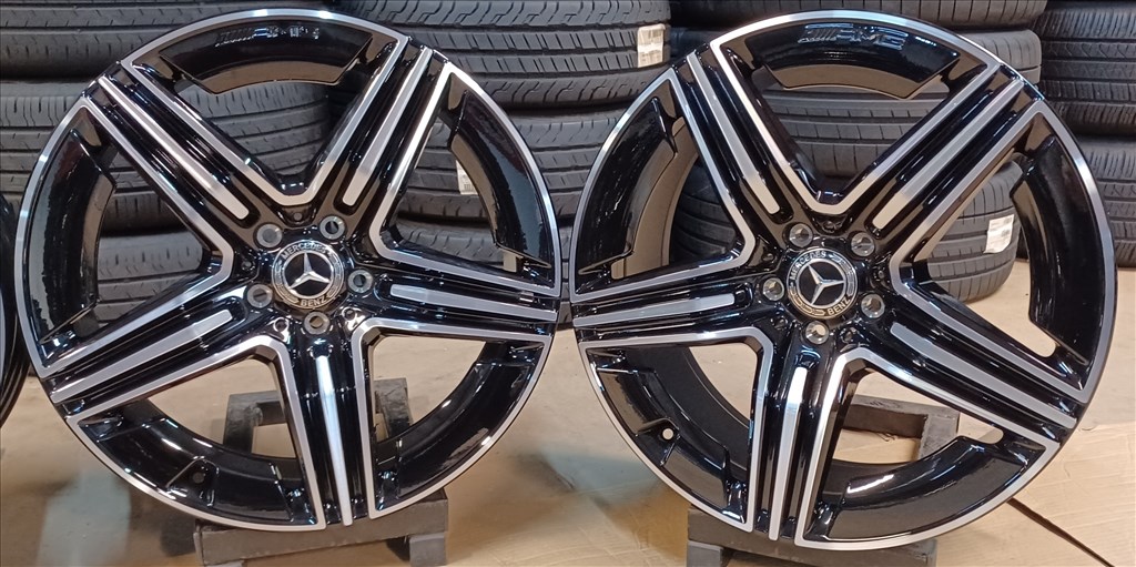Új Mercedes W254 GLC klasse kétszéles AMG 5x112 8,5-9,5x20 4db 5. kép