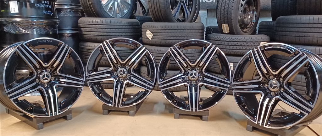 Új Mercedes W254 GLC klasse kétszéles AMG 5x112 8,5-9,5x20 4db 6. kép