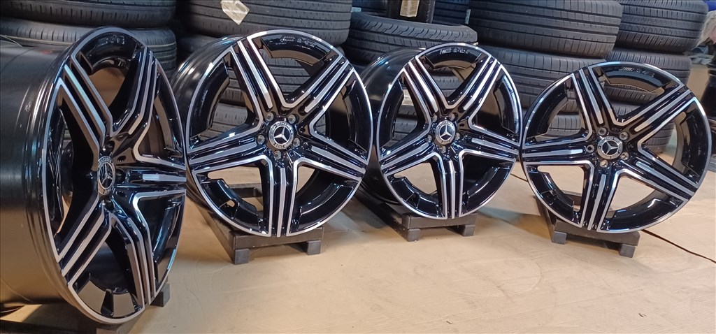 Új Mercedes W254 GLC klasse kétszéles AMG 5x112 8,5-9,5x20 4db 7. kép