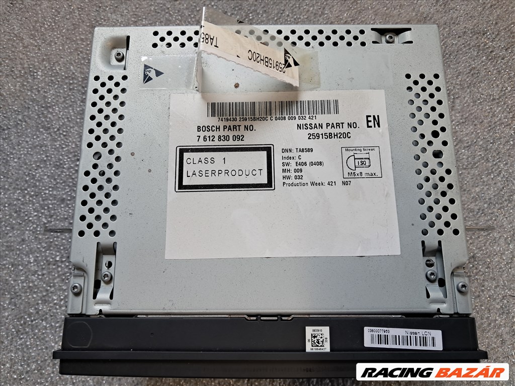 Nissan Qashqai (J10) faceliftes rádió  25915bh20c 3. kép
